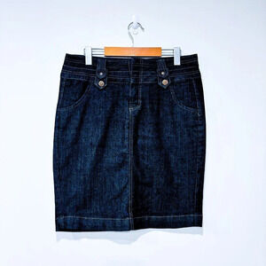 ONE5ONE Dark  blue denim skirt